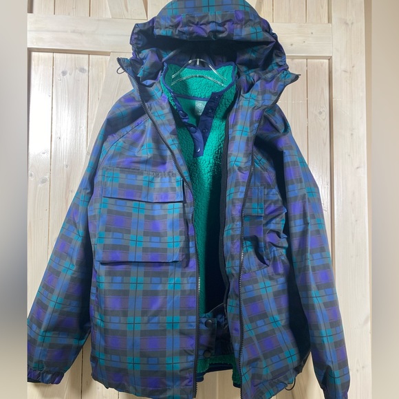 St. John's Bay SHERPA TEDDY JACKET - soft sweatshirts: blackwatch plaid or green - Picture 7 of 16